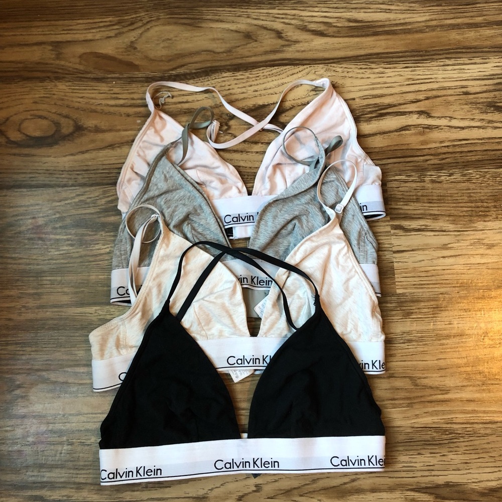 Calvin Klein triangle bralette